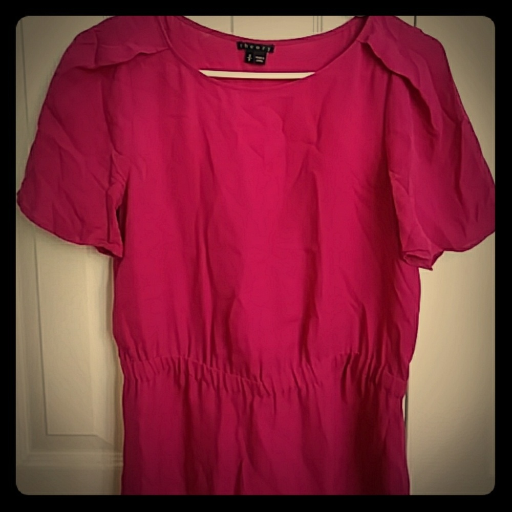 Theory Purple Short Sleeve Shirt